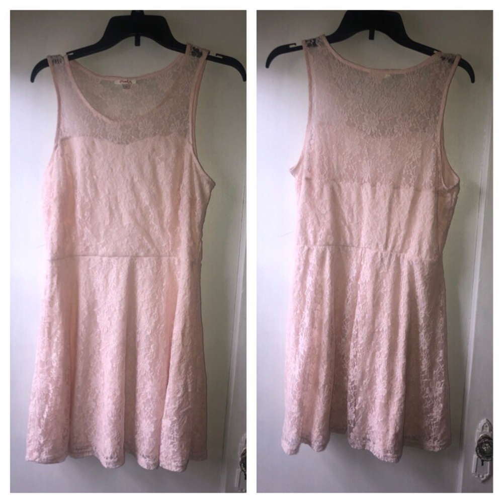 Pink Lace Dress